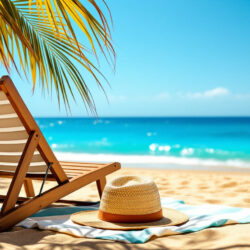 Sonniger Strand mit türkisem Meer zeigt das wetter auf fuerteventura im september